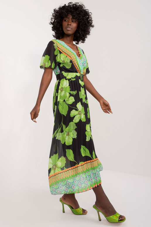 Suknelė-DHJ-SK-11331-5,19-juoda-žalia