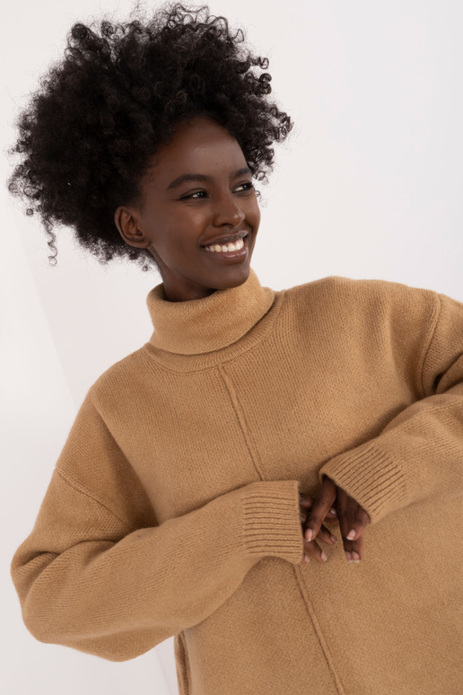 Suknelė-BA-SK-0547.99- Smėlio spalvos