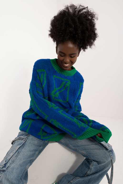 Megztinis-BA-SW-0277.02-tamsiai mėlynas