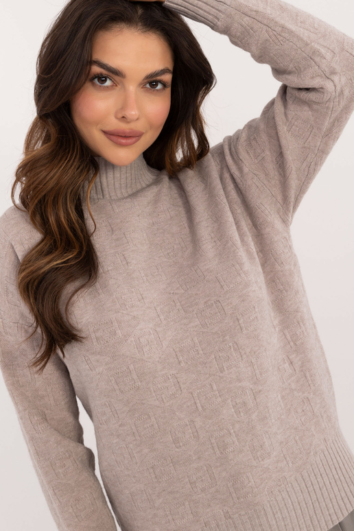 Megztinis -AT-SW-2339.54-smėlio spalvos