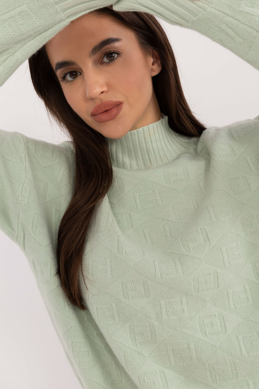 Megztinis-AT-SW-2339.54- Mėtinės spalvos
