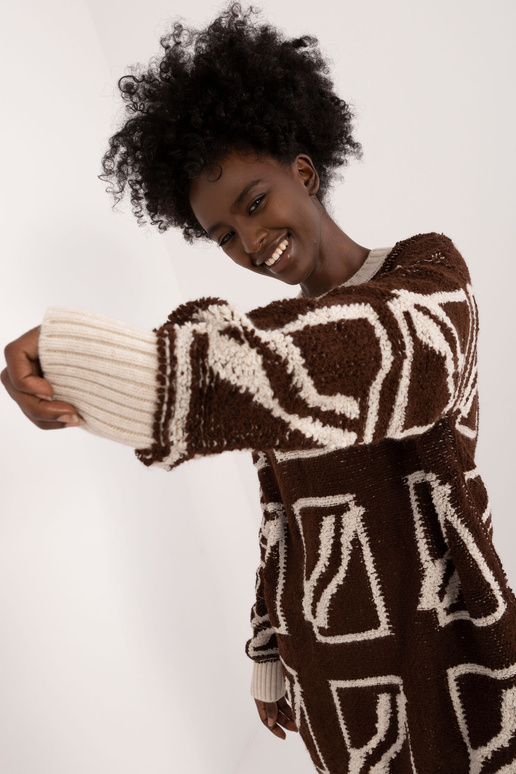 Megztinis-BA-SW-0277.02-tamsiai rudas