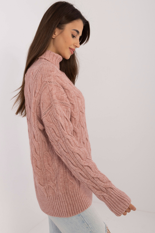 Megztinis-AT-SW-23445.00-tamsiai rožinis