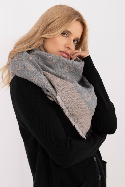 Šalikas-AT-SZ-1701.61-pilka-rožinė Šalikas-AT-SZ-1701.61-pilka-rožinė