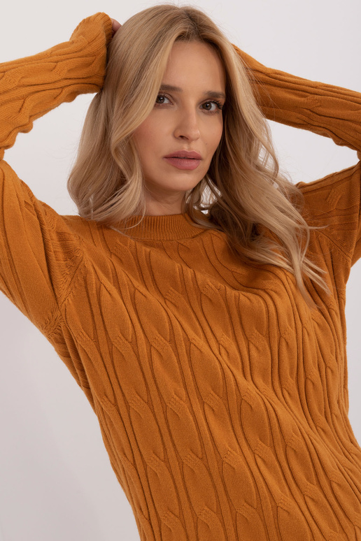 Megztinis-AT-SW-2343.88-tamsiai geltonas