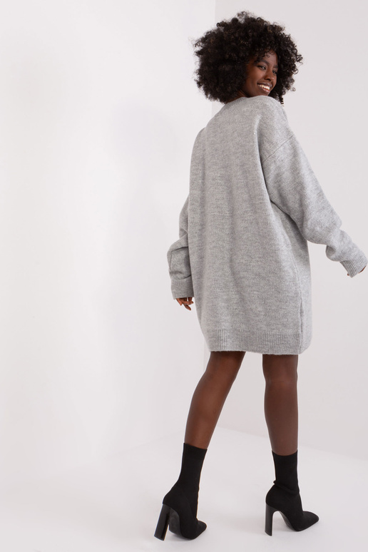 Suknelė-BA-SK-0568-1,20-pilka