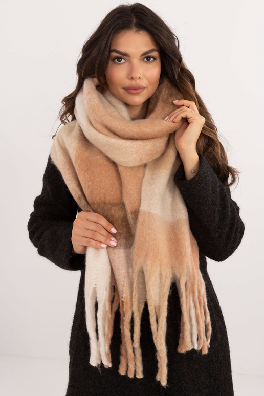 Šalikas-AT-SZ-2312502.35- Smėlio spalvos