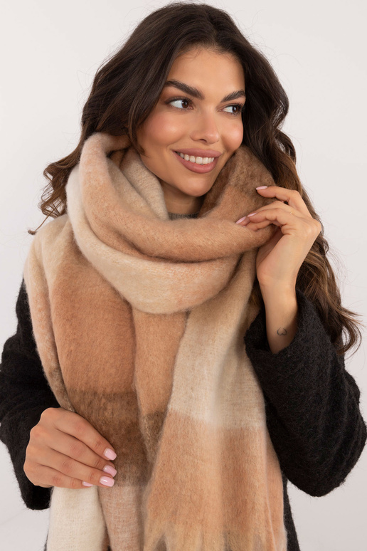 Šalikas-AT-SZ-2312502.35- Smėlio spalvos