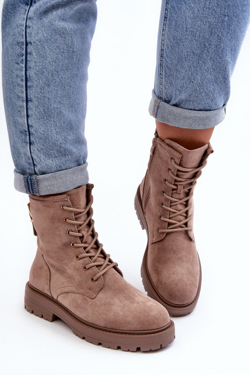 aulinukai su užtrauktukais smėlio spalvos Ninsuni  aulinukai su užtrauktukais smėlio spalvos Ninsuni