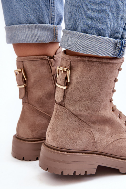 aulinukai su užtrauktukais smėlio spalvos Ninsuni  aulinukai su užtrauktukais smėlio spalvos Ninsuni