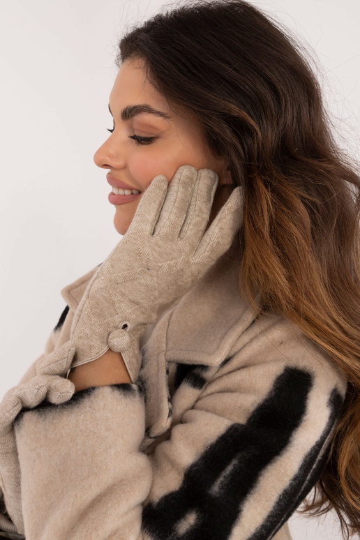 Pirštinės-AT-RK-23903.55-smėlio spalvos