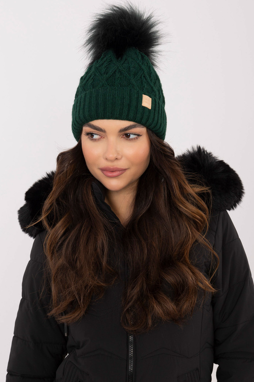 Kepurė -JK-CZ-9,74-tamsiai žalia