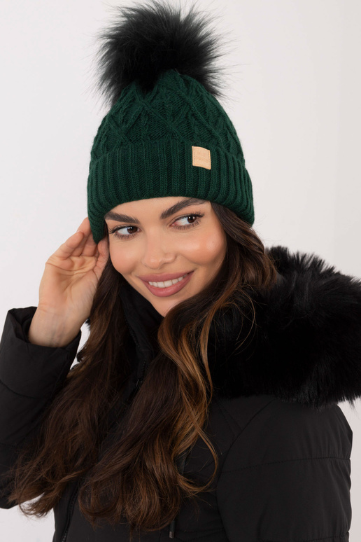 Kepurė -JK-CZ-9,74-tamsiai žalia