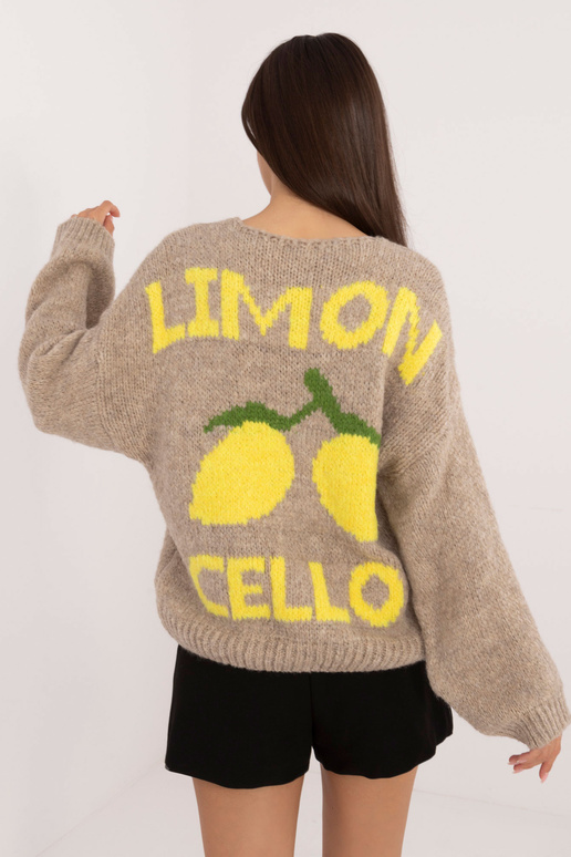 Megztinis-MI-SW-2108.92-smėlio spalvos