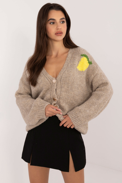 Megztinis-MI-SW-2108.92-smėlio spalvos