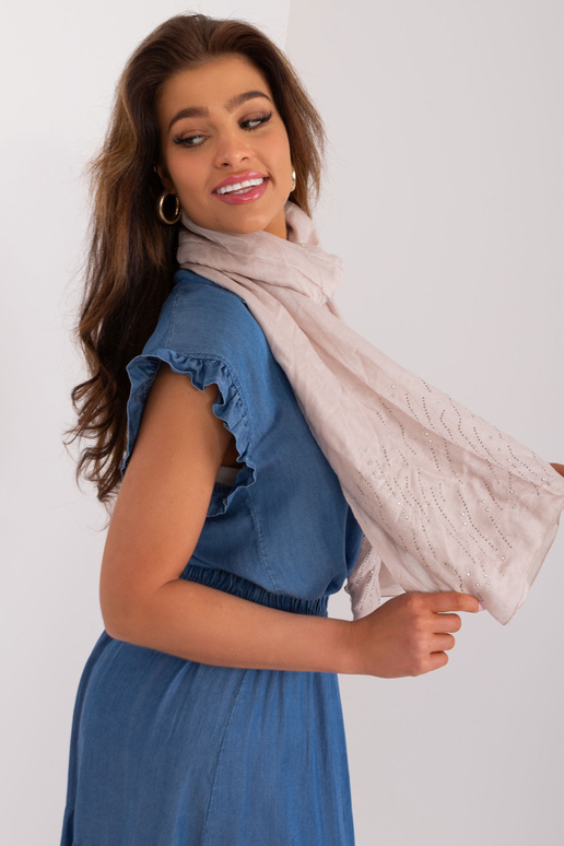 Šalikas-AT-CH-EH-2165.45-smėlio spalvos