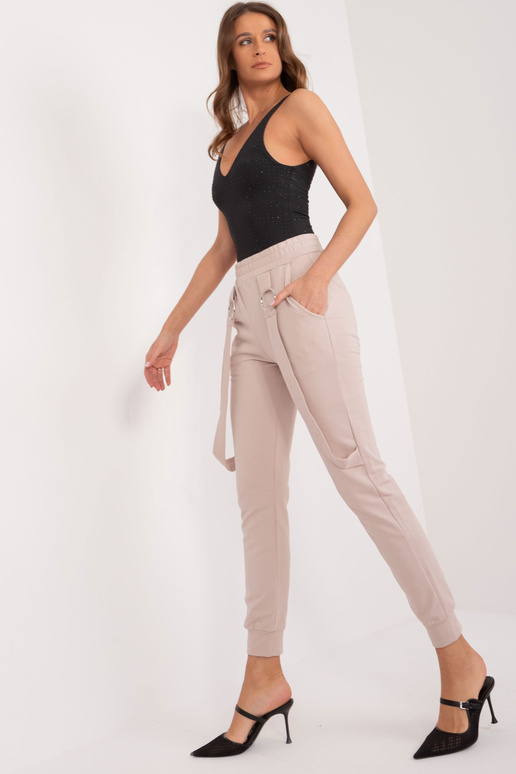 Sportinės kelnės-RV-DR-9629.82-smėlio...