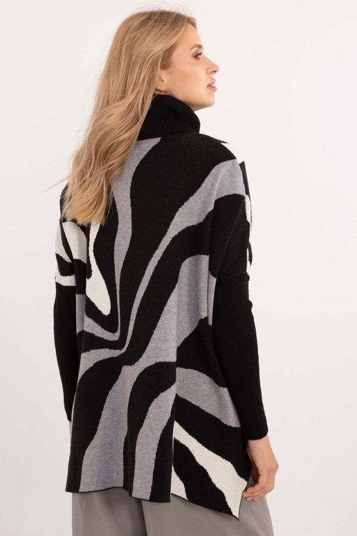 Megztinis-PM-SW-SC210.06-pilka-juoda