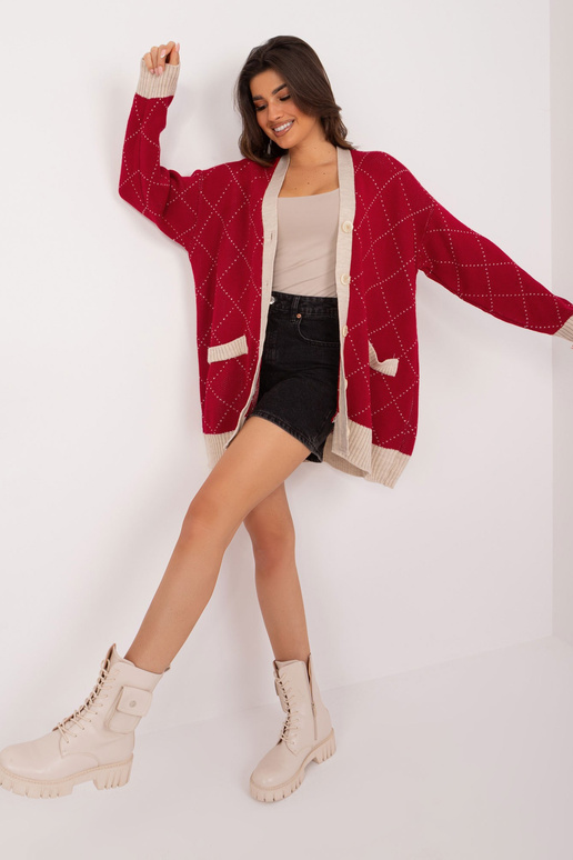 Megztinis-BA-SW-0258.19-bordo