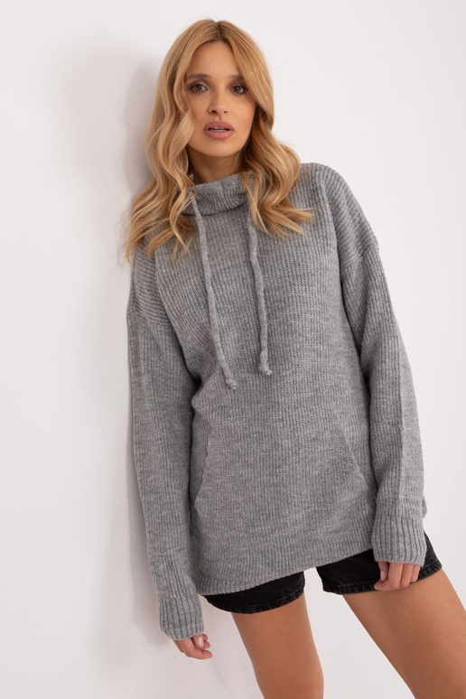 Megztinis-BA-SW-0593.22-pilkas