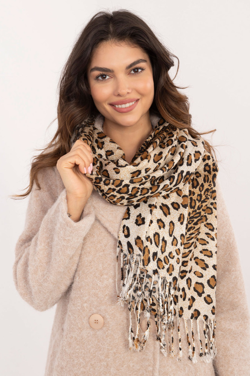 Šalikas-AT-CH-2474.22P-smėlio spalvos