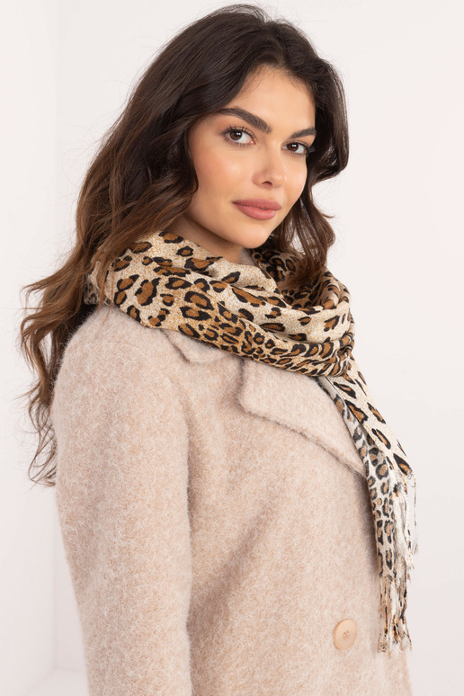 Šalikas-AT-CH-2474.22P-smėlio spalvos