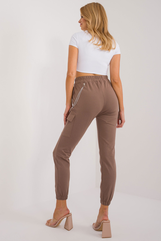 Sportinės kelnės-RV-DR-9604.27-rudos