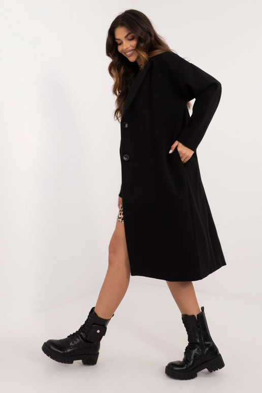 Paltas TW-PL-BI-7298-2.14 - juodas