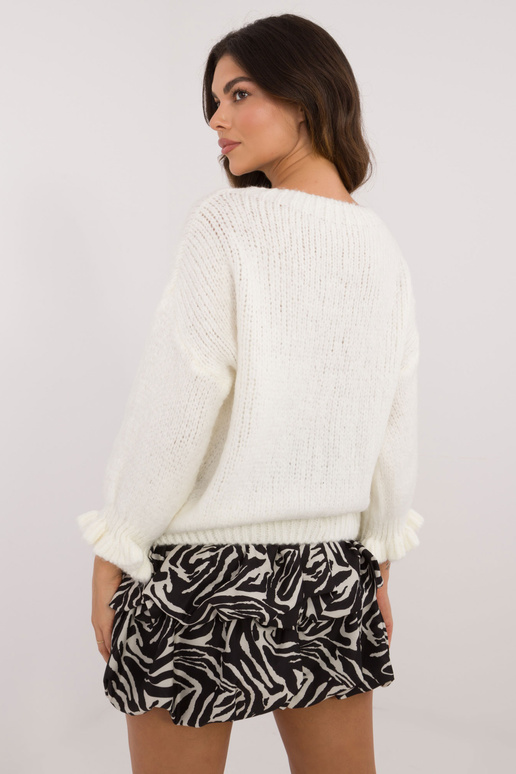 Megztinis -MI-SW-2912.10X- balkšvos...