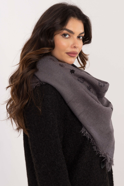 Šalikas-AT-SZ-23504.93P-tamsiai pilkas