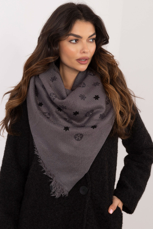 Šalikas-AT-SZ-23504.93P-tamsiai pilkas