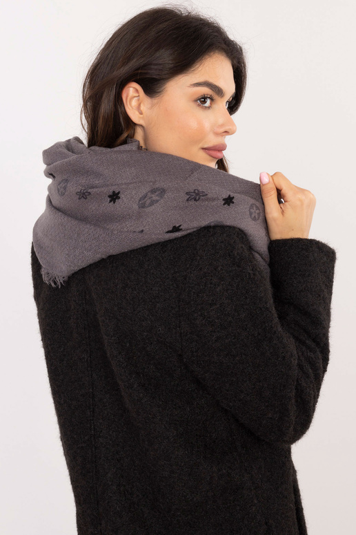 Šalikas-AT-SZ-23504.93P-tamsiai pilkas