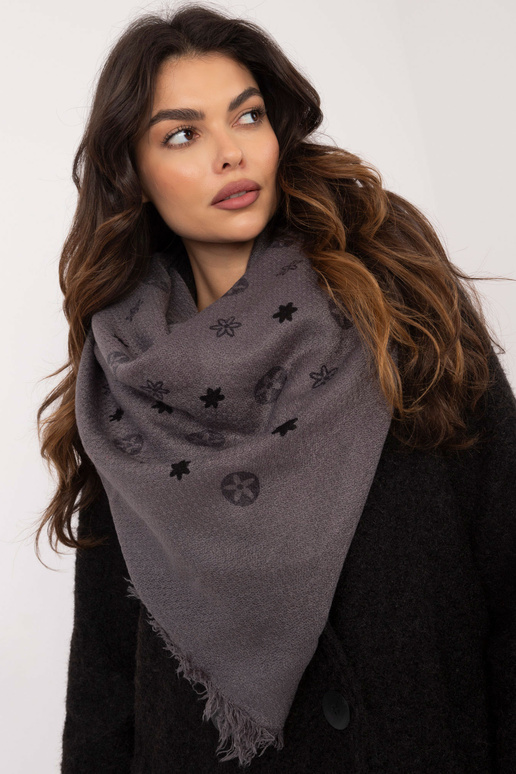 Šalikas-AT-SZ-23504.93P-tamsiai pilkas