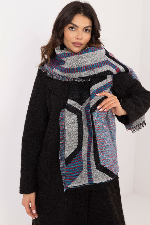 Šalikas-AT-SZ-2101.22P-pilka-juoda