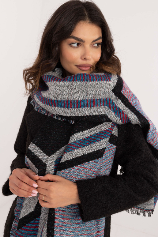 Šalikas-AT-SZ-2101.22P-pilka-juoda