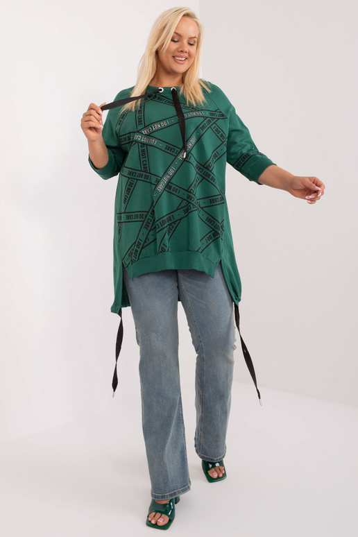 Tunika-RV-TU-7598.94-tamsiai žalia