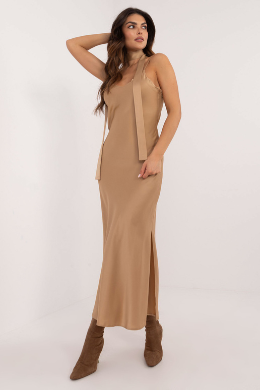 Suknelė-LK-SK-509715.51-smėlio spalvos Suknelė-LK-SK-509715.51-smėlio spalvos