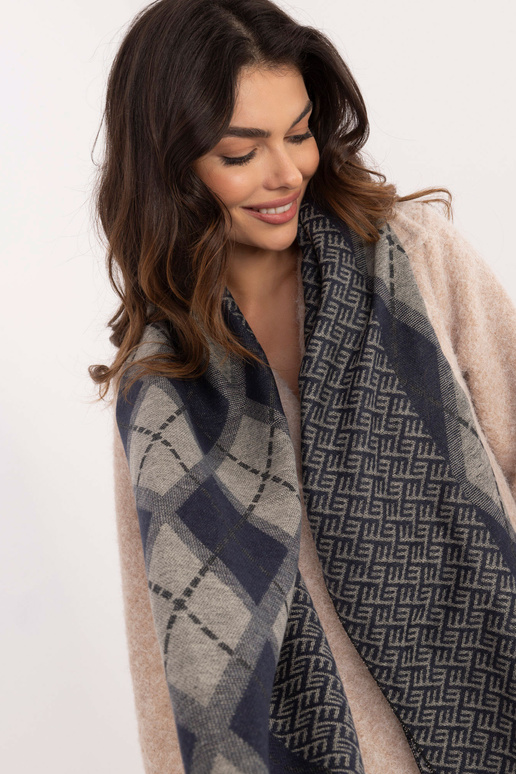 Šalikas -AT-CH-12301.82P-tamsiai mėlynas Šalikas -AT-CH-12301.82P-tamsiai mėlynas