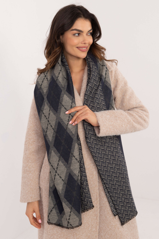 Šalikas -AT-CH-12301.82P-tamsiai mėlynas Šalikas -AT-CH-12301.82P-tamsiai mėlynas