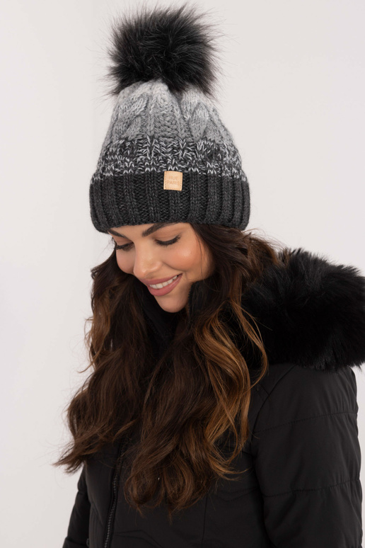 Kepurė -JK-CZ-52.17-tamsiai pilka