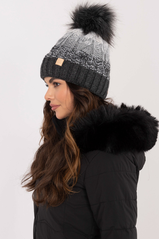 Kepurė -JK-CZ-52.17-tamsiai pilka