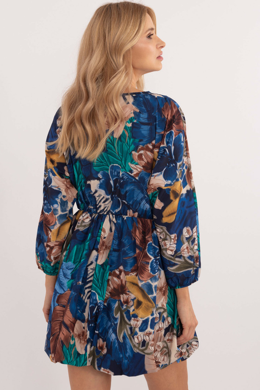 Suknelė-DHJ-SK-19861-5,27-tamsiai mėlyna