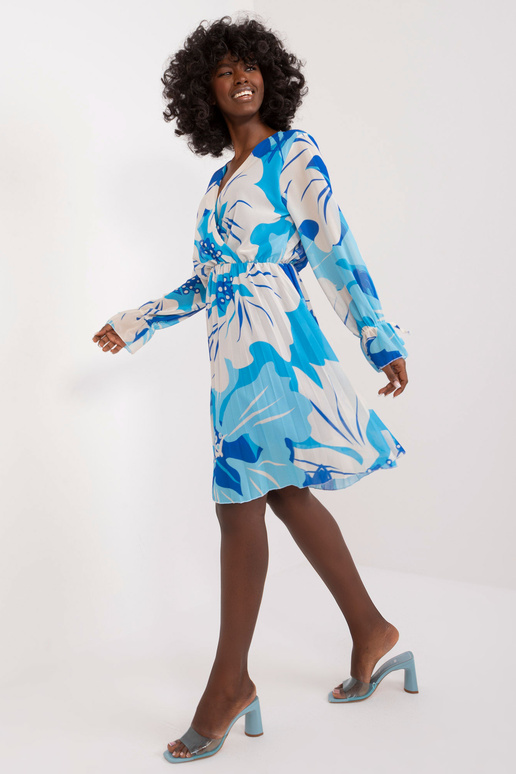 Suknelė-DHJ-SK-17116.27-mėlyna