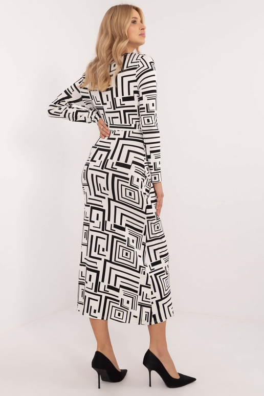 Suknelė-LK-SK-509797.27-balta-juoda