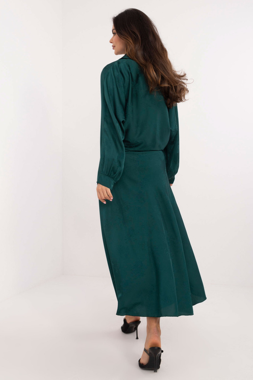 Sijonas-DHJ-SD-19293.67-tamsiai žalias