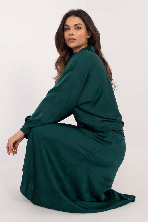 Sijonas-DHJ-SD-19293.67-tamsiai žalias