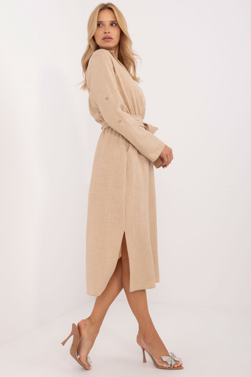Suknelė-LK-SK-509646.91-smėlio spalvos
