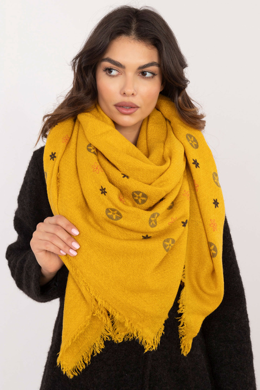 Šalikas-AT-SZ-23504.93P-tamsiai geltonas