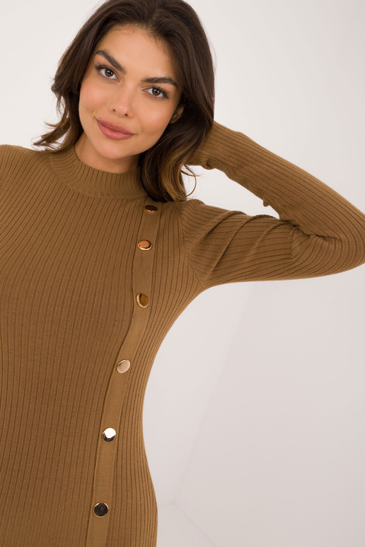 Suknelė-AT-SK-2345-2,34-šviesiai ruda