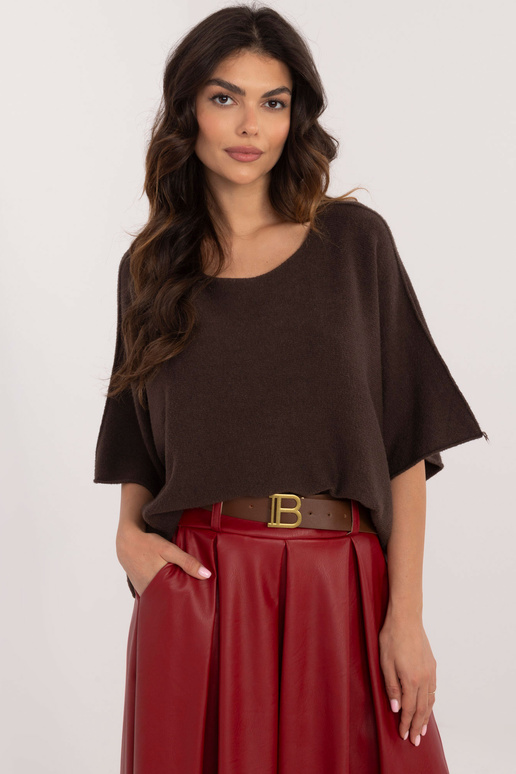 Megztinis-IT-SW-0811.82P-tamsiai rudas